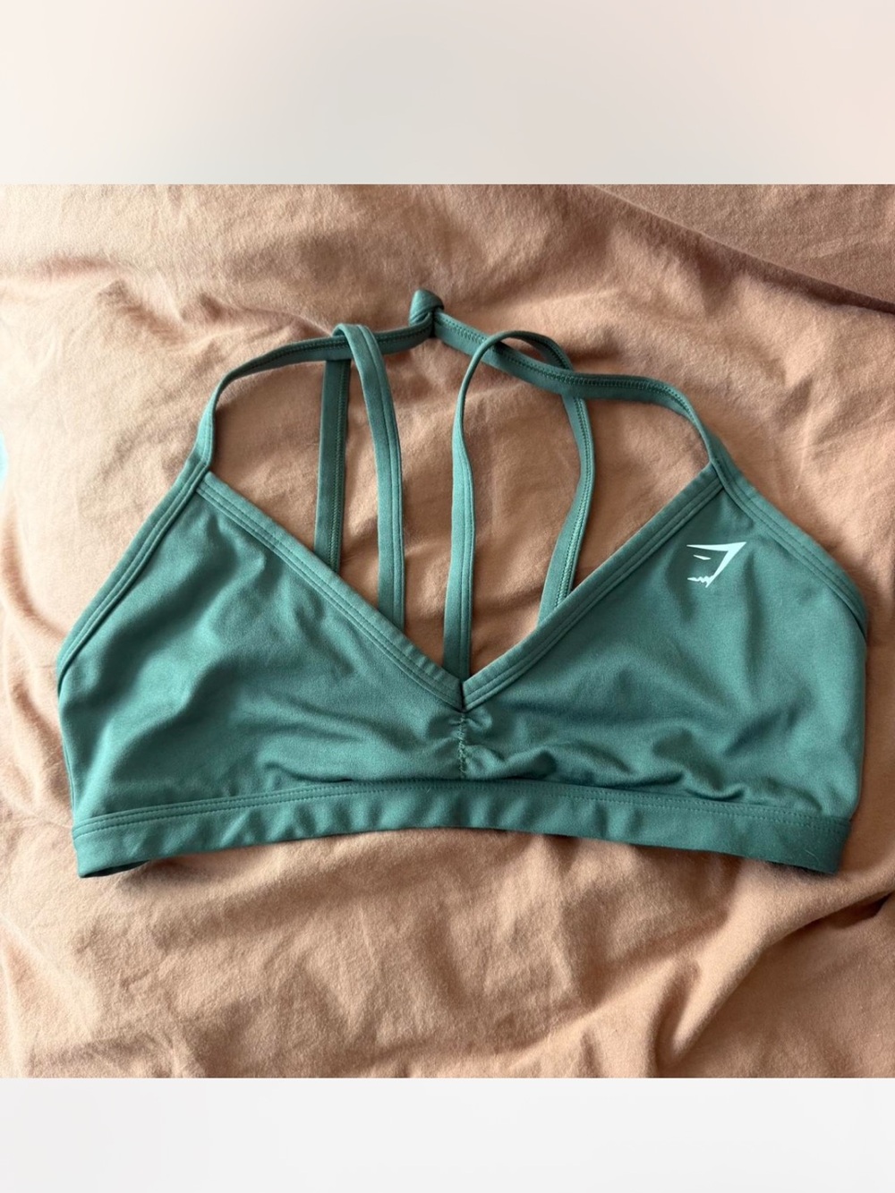 Gymshark minimal sports bra OLIVE GREEN size medium